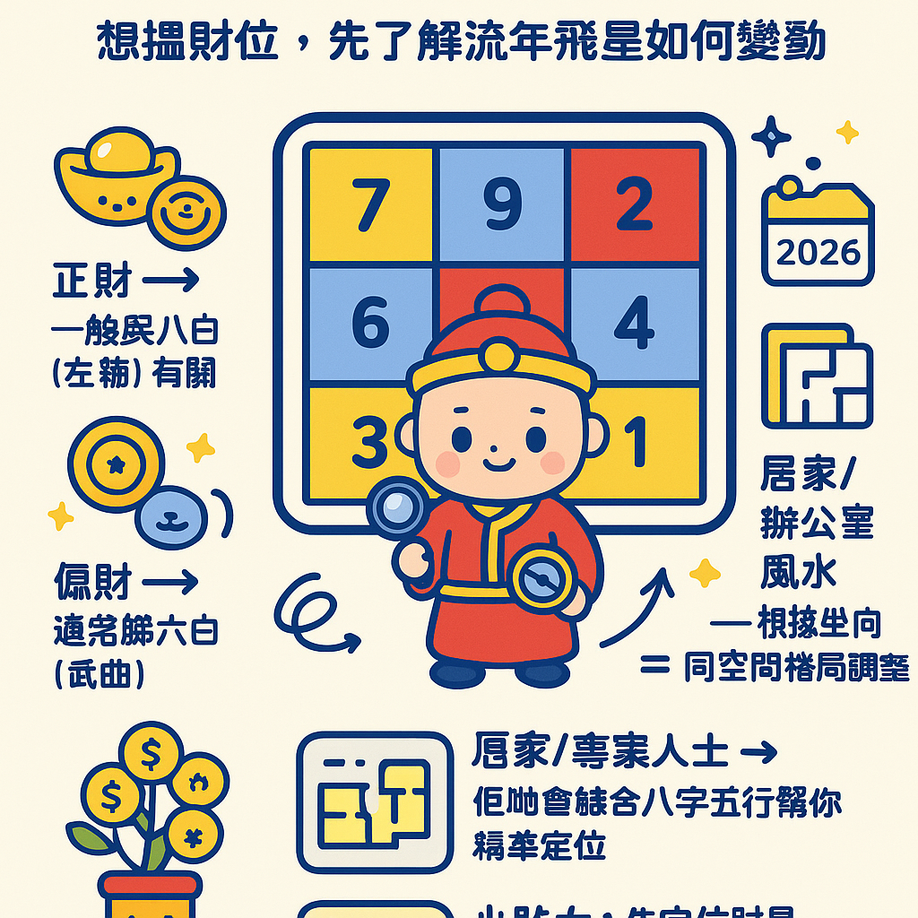 2026財位點樣搵？